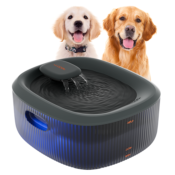 WOpet Ceramic Wireless Pet Water Fountain for multi-pet households